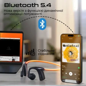 Bluetooth-гарнітура Promate RippleGlow Black UA