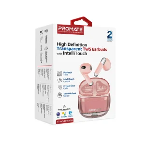 Bluetooth-гарнітура Promate TransPods Pink UA