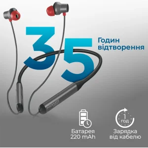 Bluetooth-гарнітура Promate Velcon Black UA