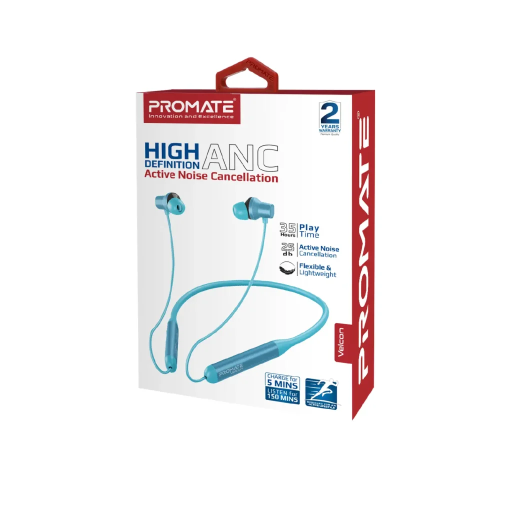 Bluetooth-гарнітура Promate Velcon Blue UA
