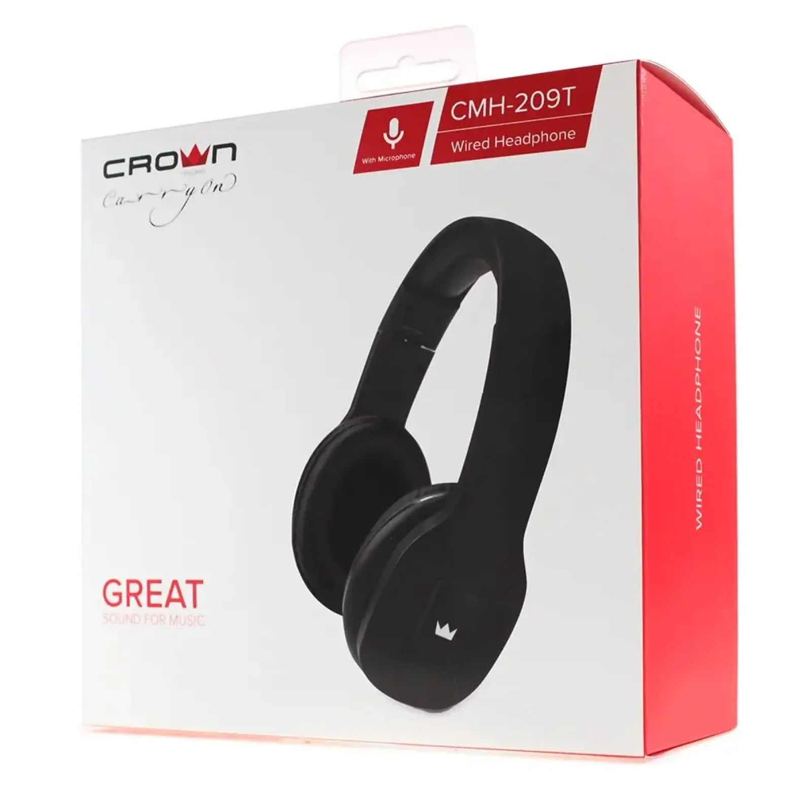 Гарнітура Crown CMH-209T Black UA