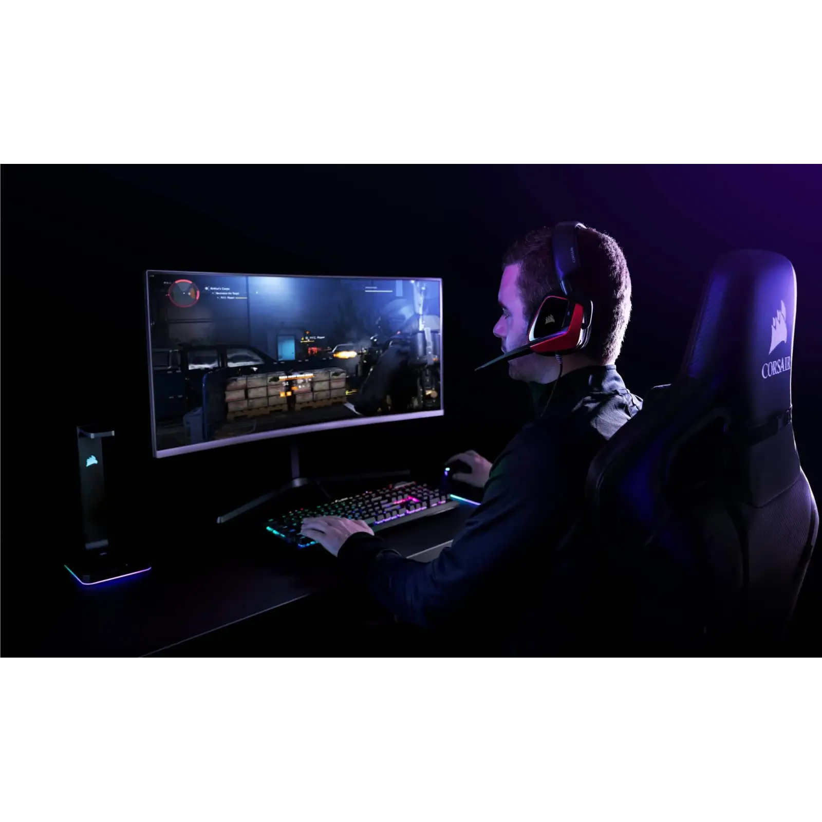 Гарнітура Corsair Gaming Void Elite Surround Carbon (CA-9011205-EU) UA