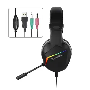Гарнітура СolorWay Bloodwave LED Black (CW-HPG01BK) UA