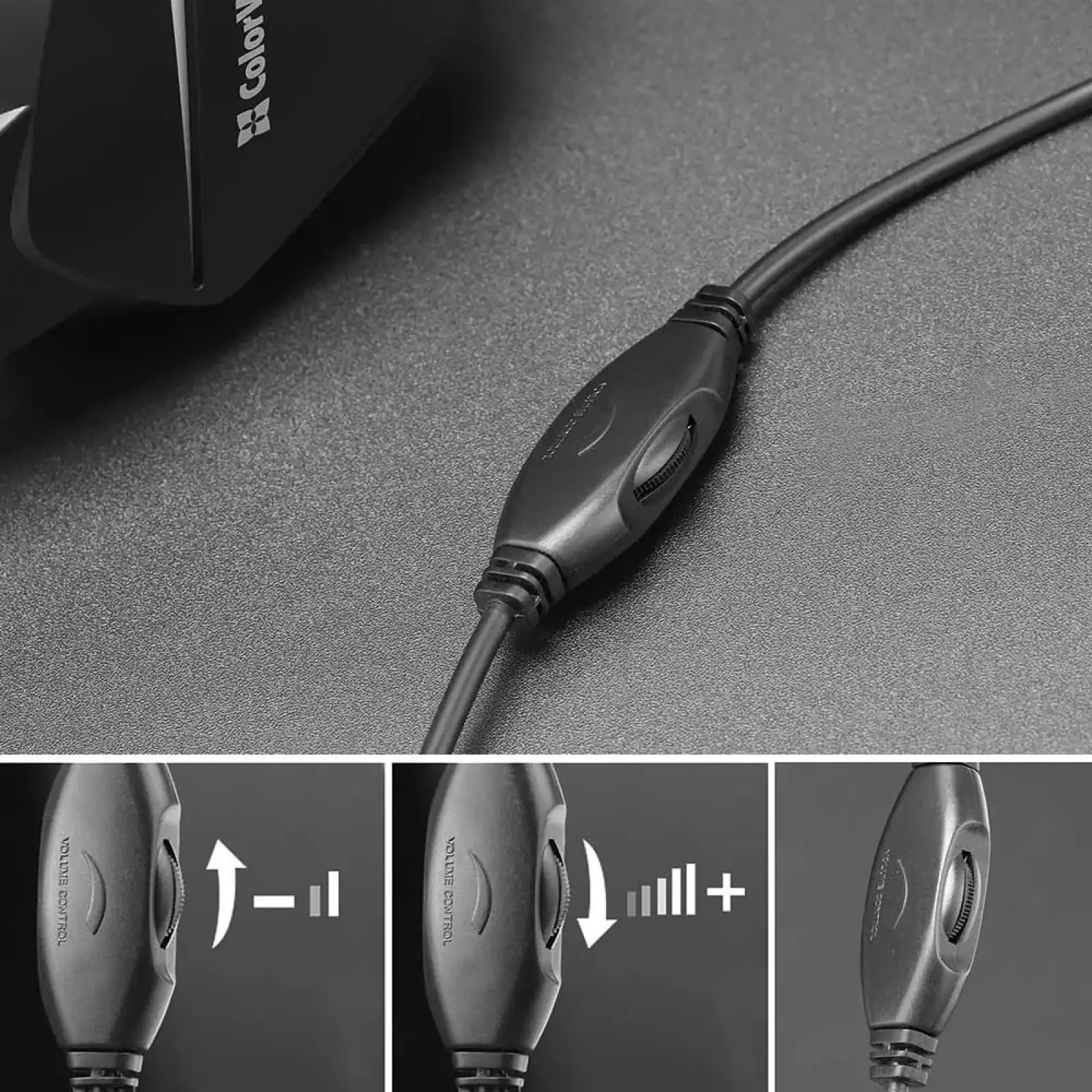 Гарнітура СolorWay Bloodwave LED Black (CW-HPG01BK) UA