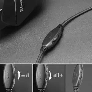 Гарнітура СolorWay Bloodwave LED Black (CW-HPG01BK) UA