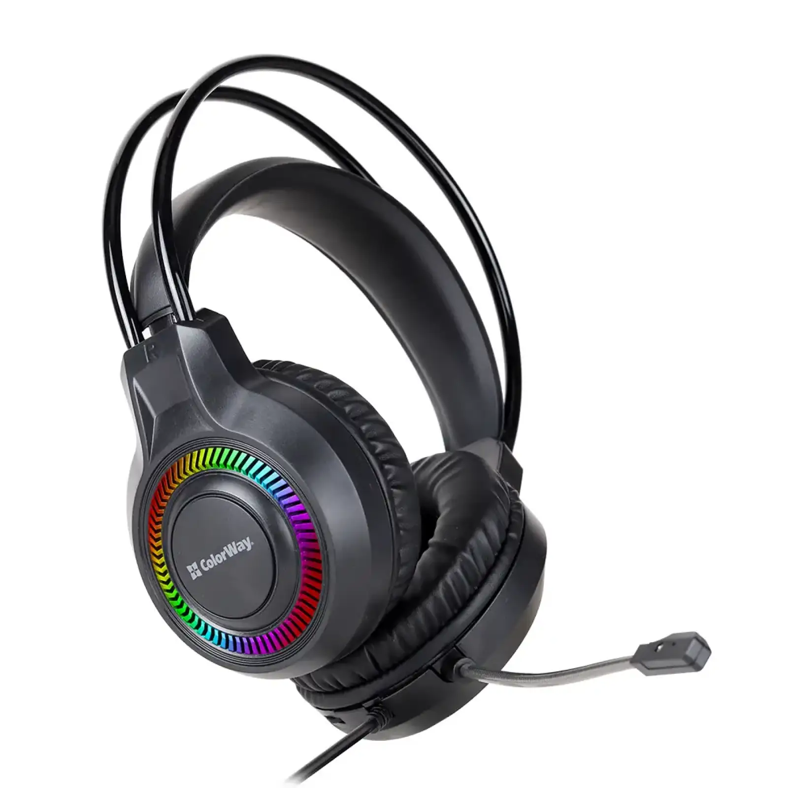 Гарнітура СolorWay GlowCore RGB Black (CW-HPG02BK) UA