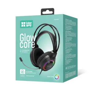Гарнітура СolorWay GlowCore RGB Black (CW-HPG02BK) UA