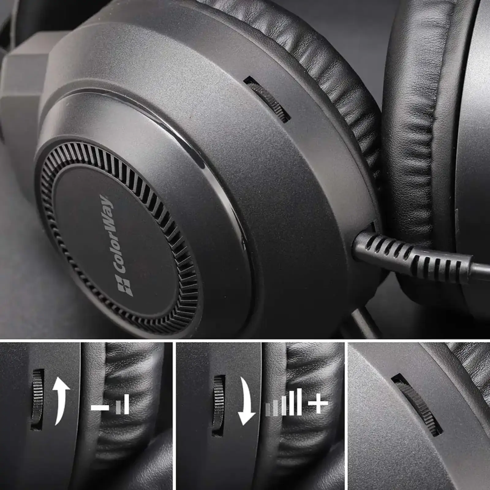 Гарнітура СolorWay BlazeCore RGB Black (CW-HPG03BK) UA