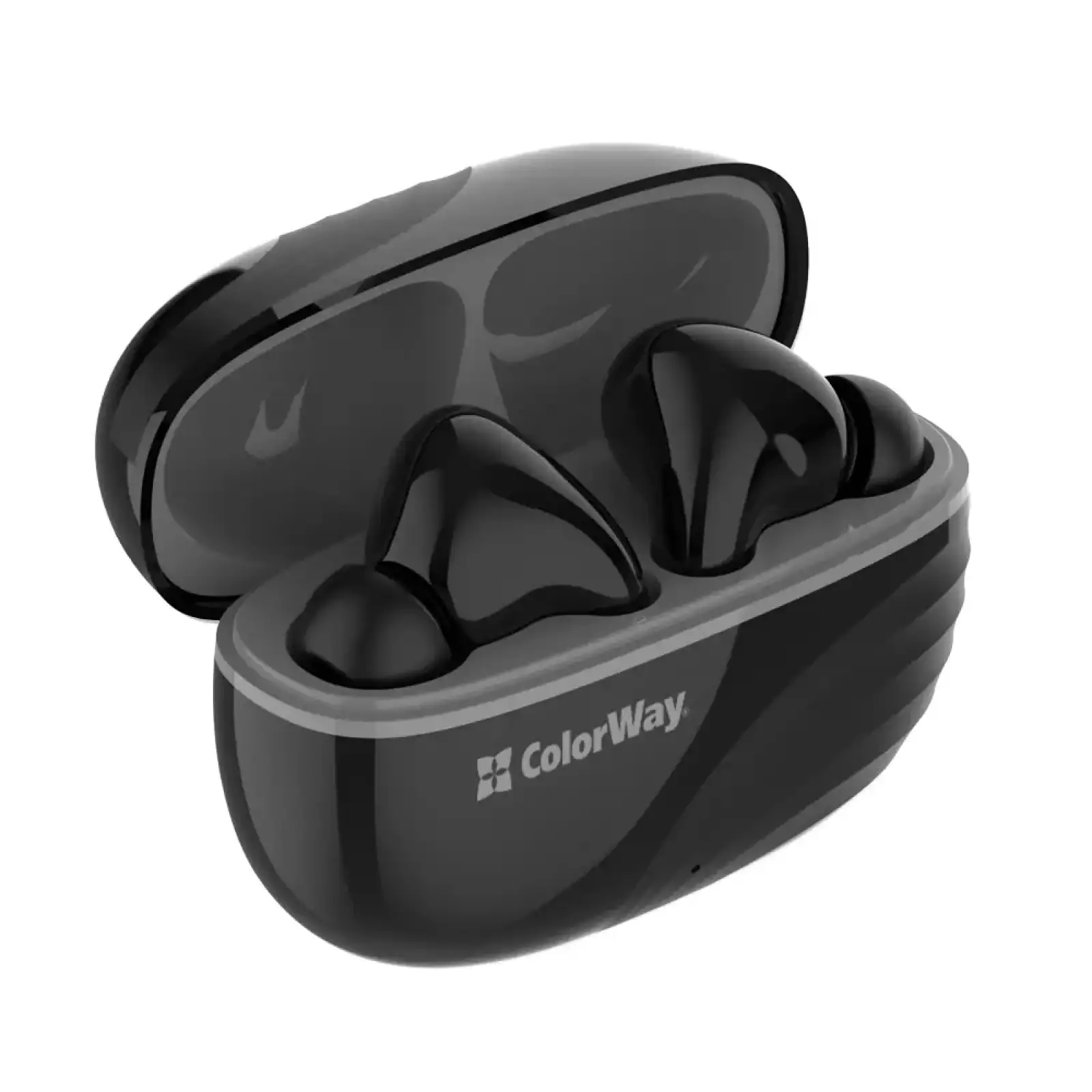 Bluetooth-гарнітура СolorWay Slim TWS-5 Earbuds Black (CW-TWS5BK) UA