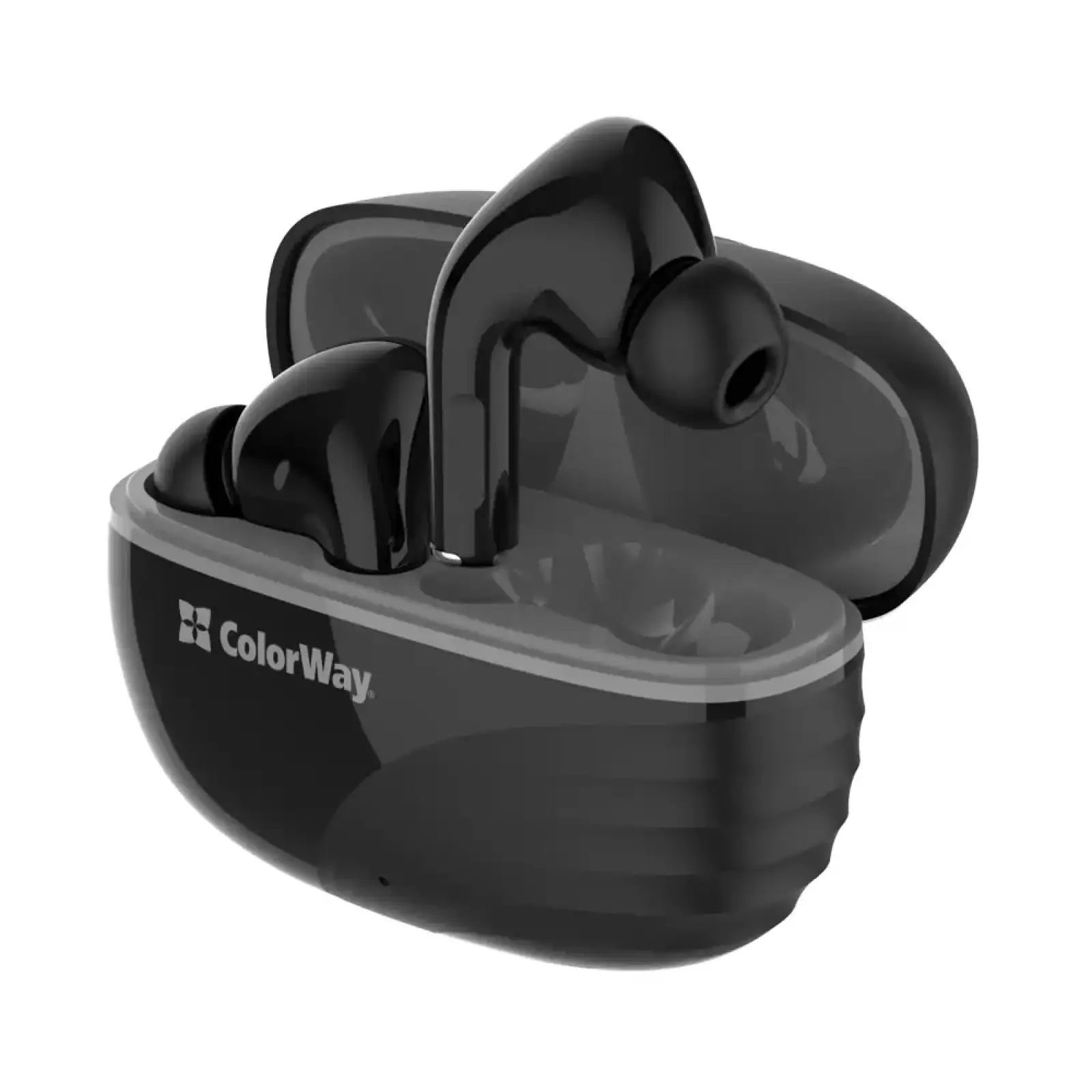 Bluetooth-гарнітура СolorWay Slim TWS-5 Earbuds Black (CW-TWS5BK) UA
