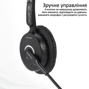 Bluetooth-гарнитура Promate Engage Black UA