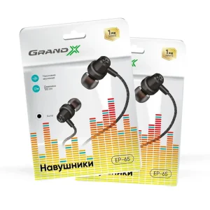 Навушники Grand-X EP-65B Black UA