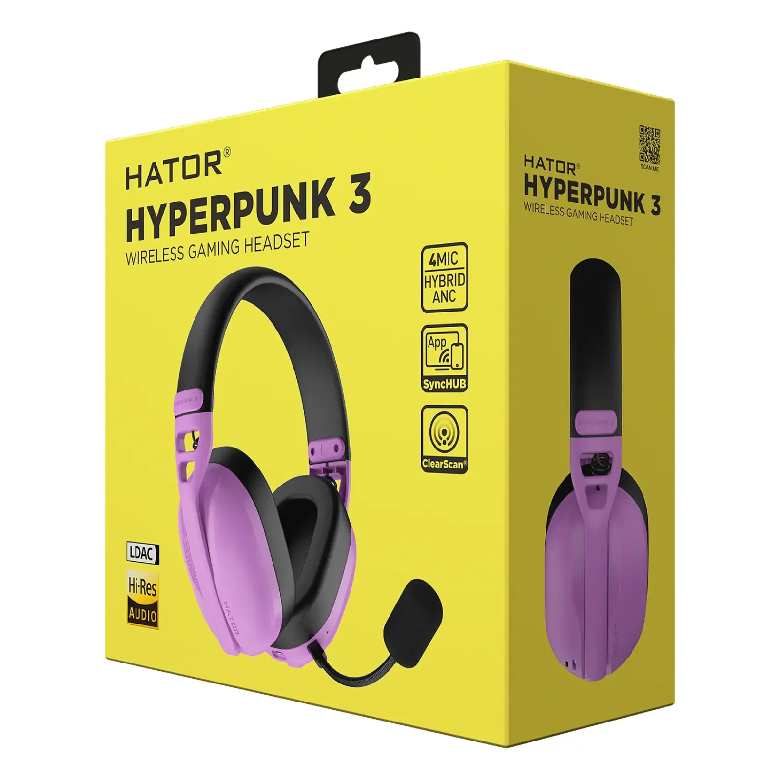 Гарнiтура Hator Hyperpunk 3 Wireless Cyber Violet (ESH19) UA