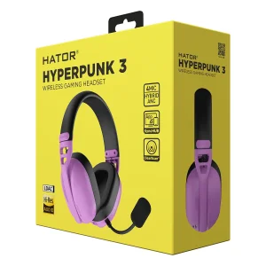 Гарнiтура Hator Hyperpunk 3 Wireless Cyber Violet (ESH19) UA