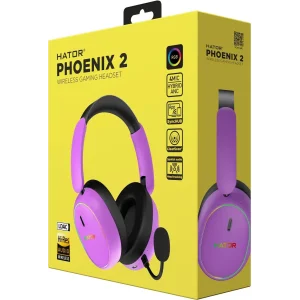 Гарнитура Hator Phoenix 2 Wireless Violet (ESH42) UA