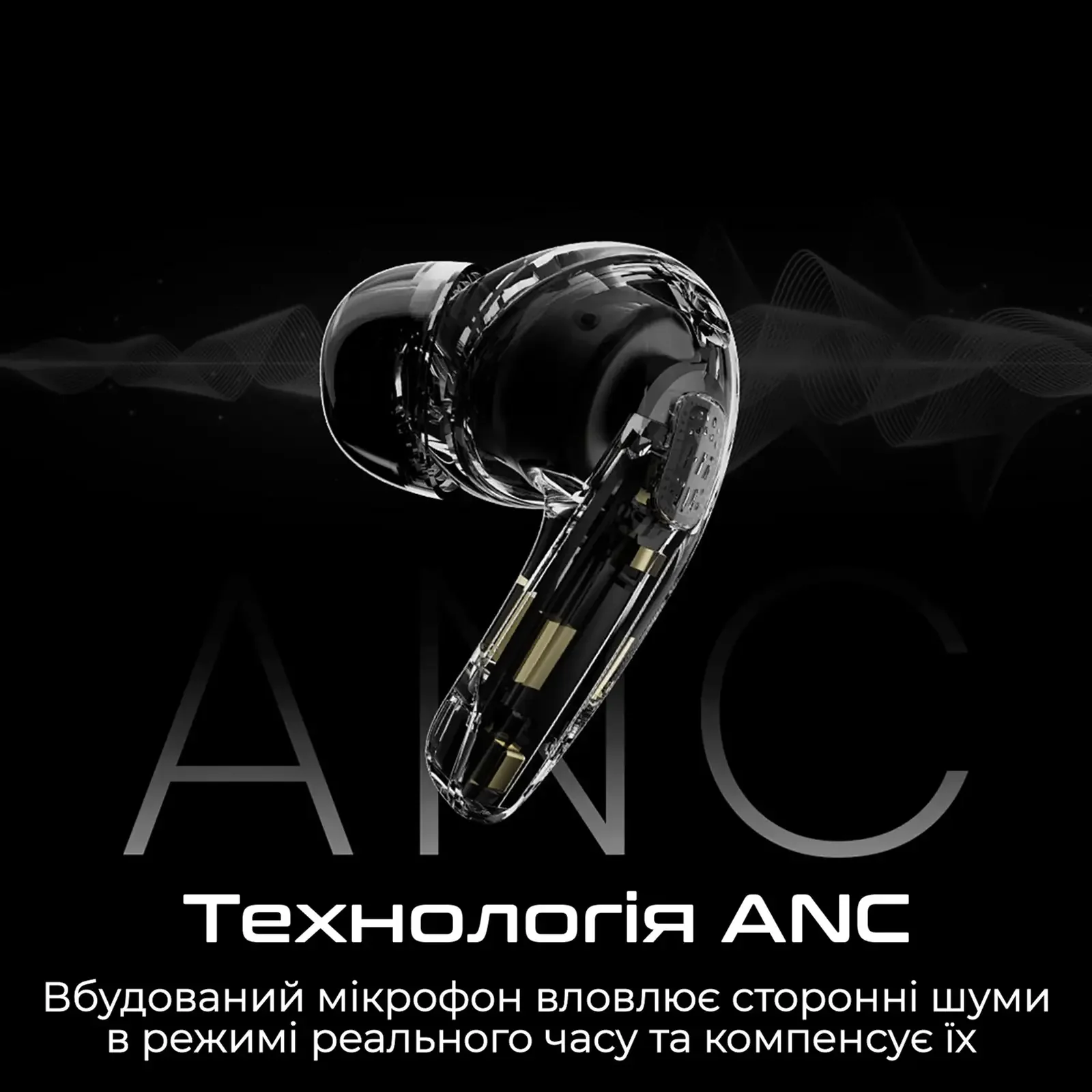 Bluetooth-гарнітура HiFuture Flybuds4 Black UA