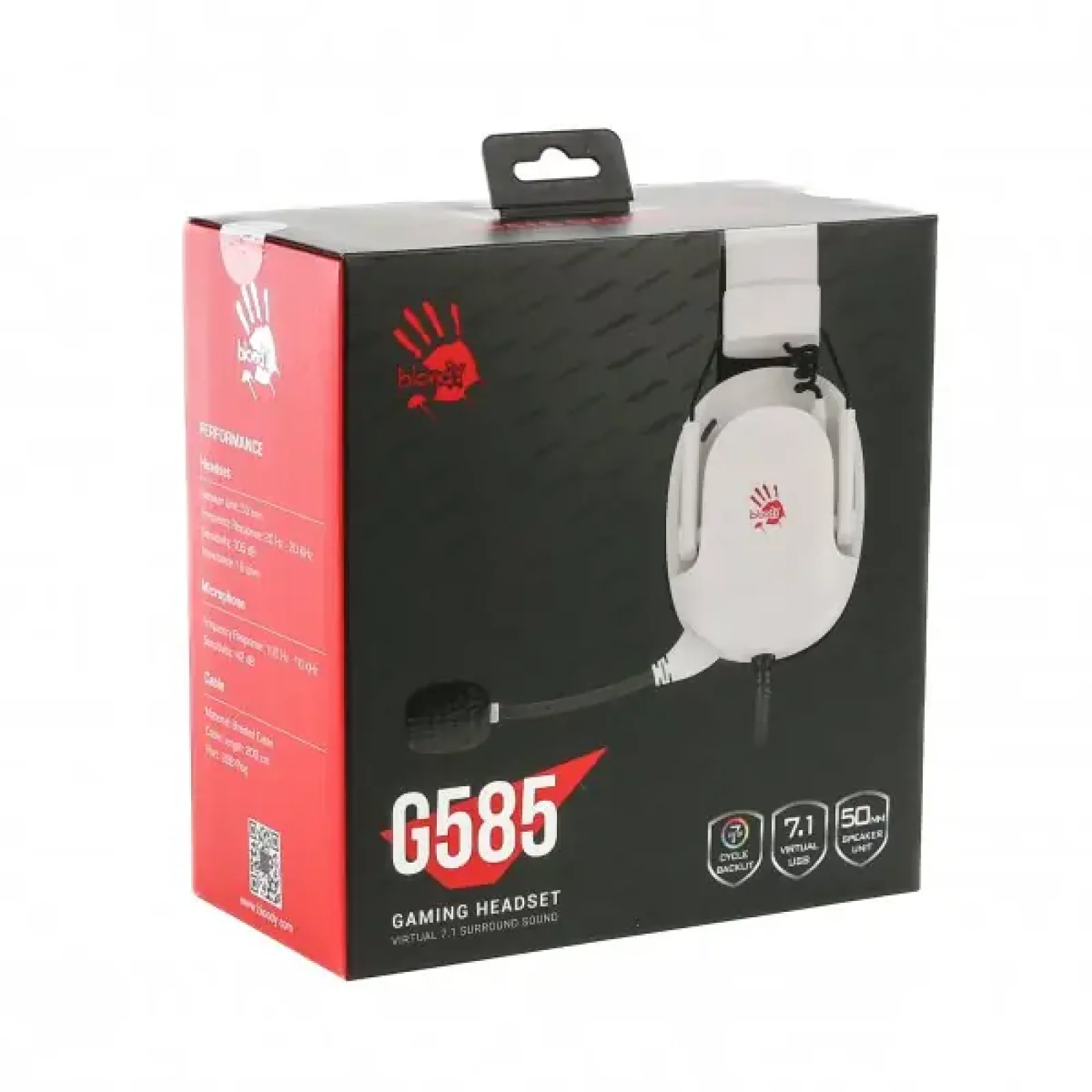 Гарнитура Bloody G585 White UA