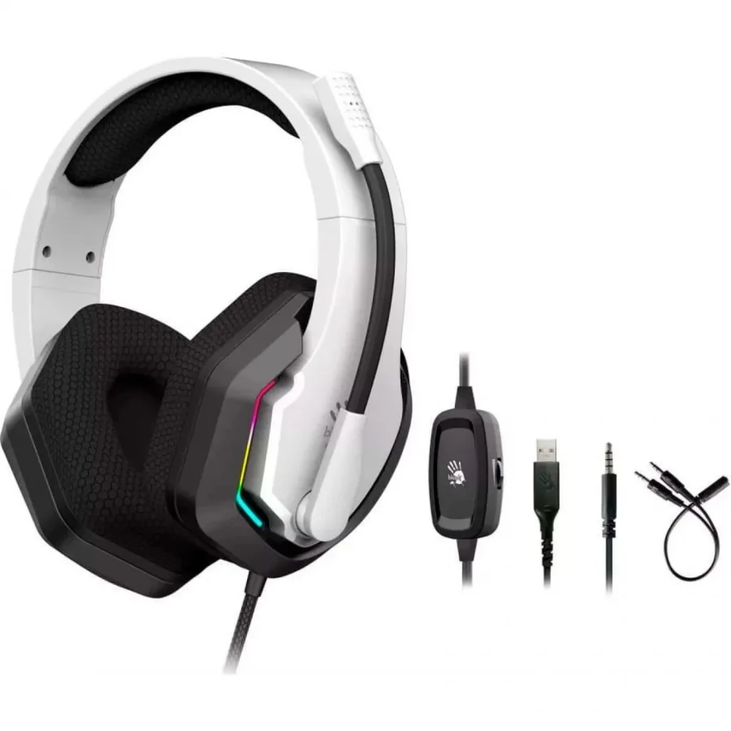 Гарнитура A4Tech Bloody G260p White, G260p (White) UA
