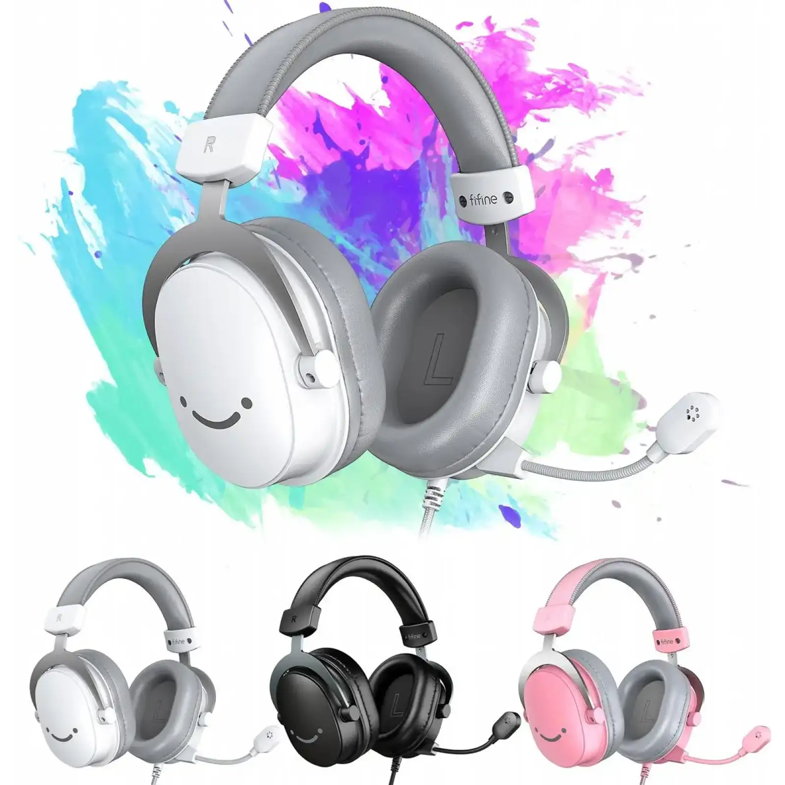 Гарнитура Fifine H9P Pink UA