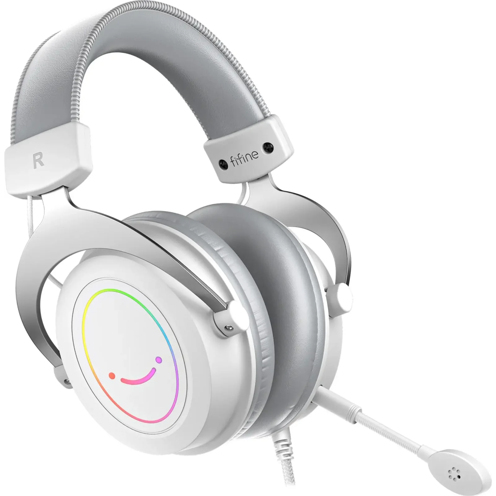 Гарнітура Fifine RGB H3W White UA