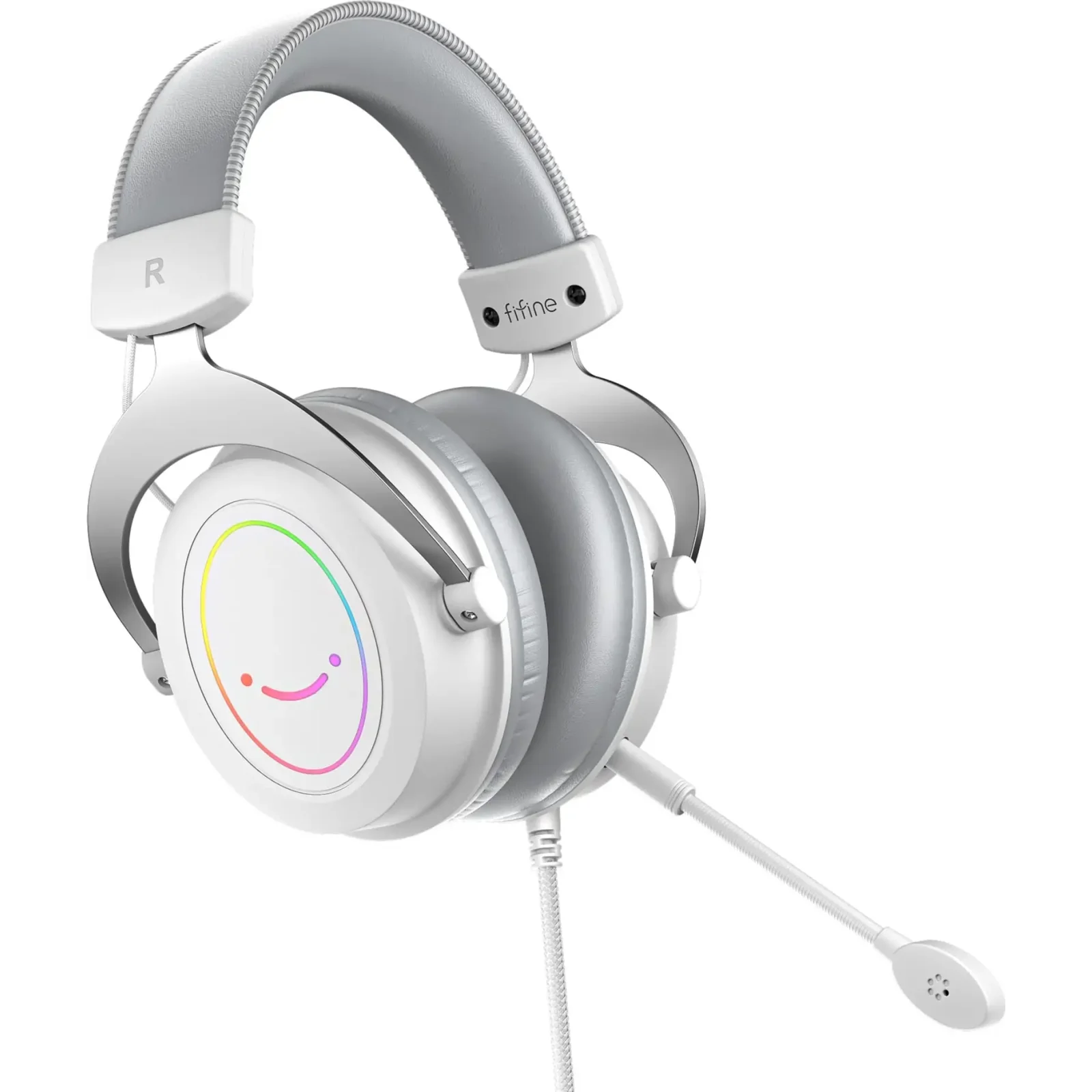 Гарнітура Fifine RGB H3W White UA