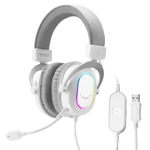 Гарнитура Fifine RGB H6W White UA