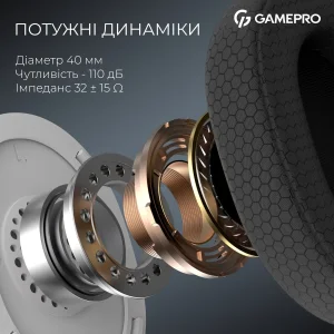 Гарнітура GamePro Asgard Bragi White (HSW250W) UA
