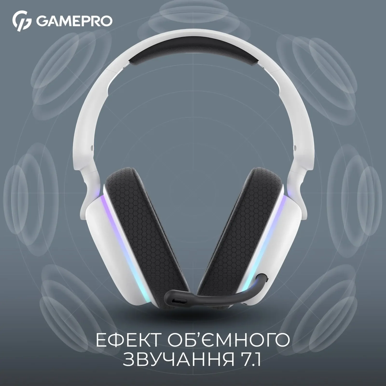 Гарнітура GamePro Asgard Bragi White (HSW250W) UA