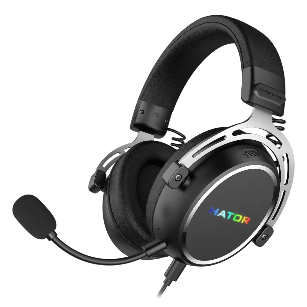 Гарнiтура Hator Hypergang 3 Hi-Res Black (ESH50) UA