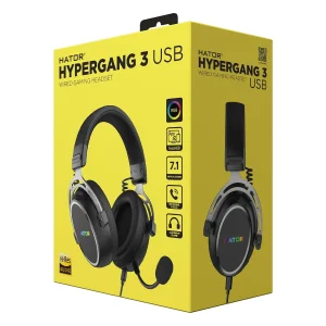 Гарнiтура Hator Hypergang 3 Hi-Res Black (ESH50) UA