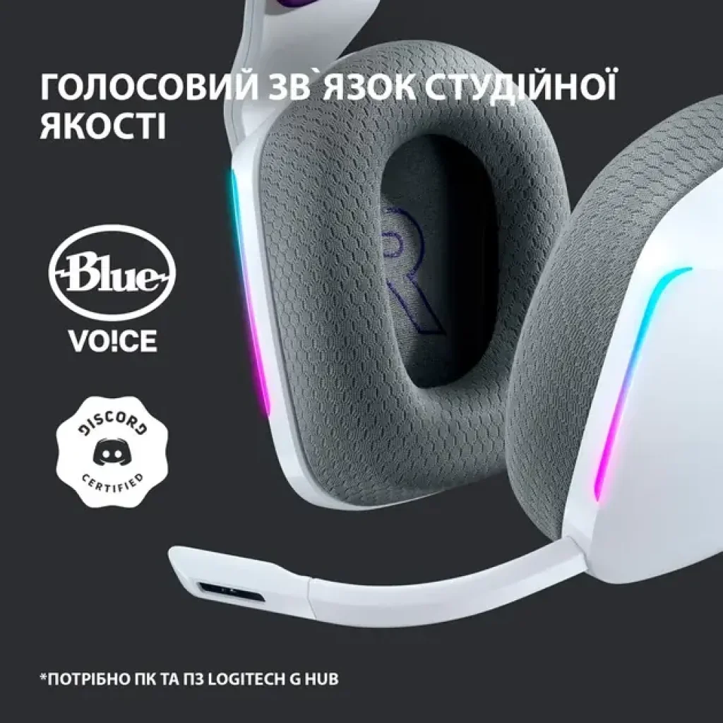 Гарнітура Logitech G733 White (981-000883) UA