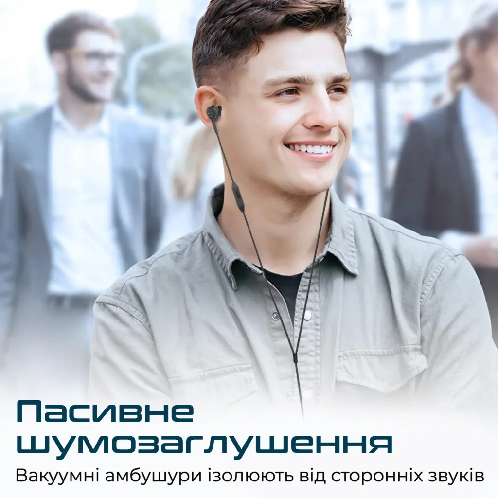 Гарнітура Promate Duet Black UA