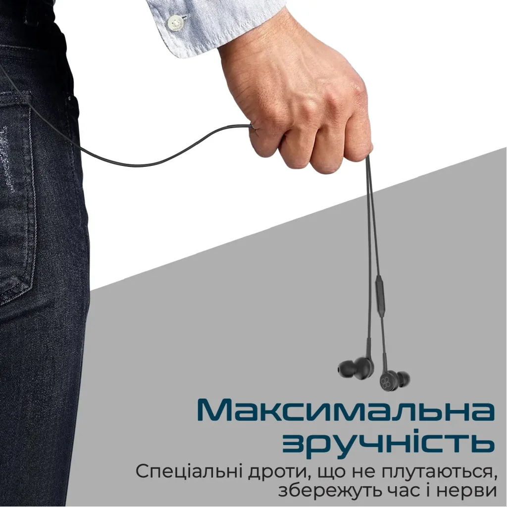 Гарнітура Promate Duet Black UA