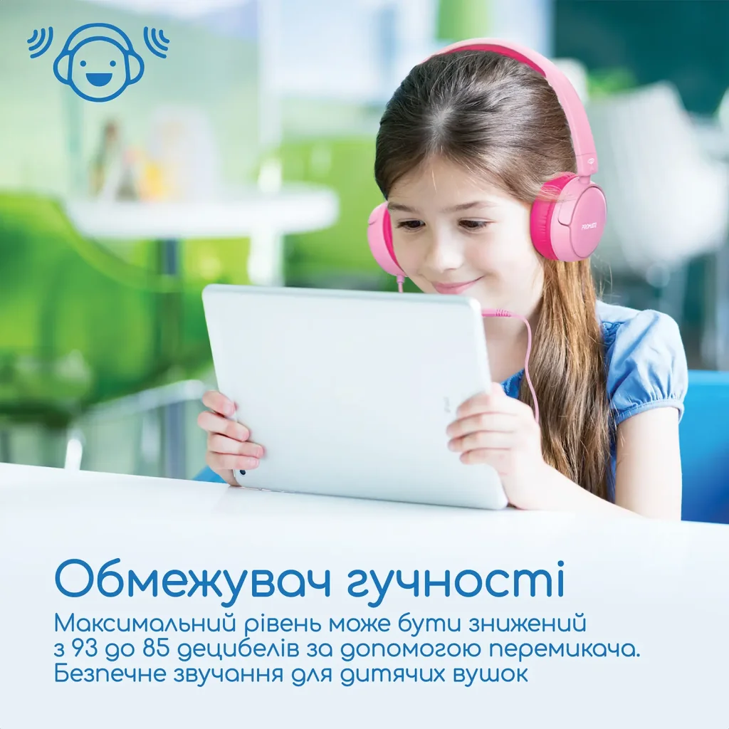 Гарнітура Promate Jewel Bubblegum UA