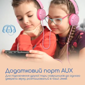 Гарнітура Promate Jewel Bubblegum UA