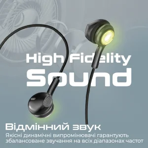 Гарнітура Promate LumiBuds-C Black UA