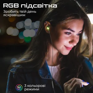 Гарнітура Promate LumiBuds-C Black UA