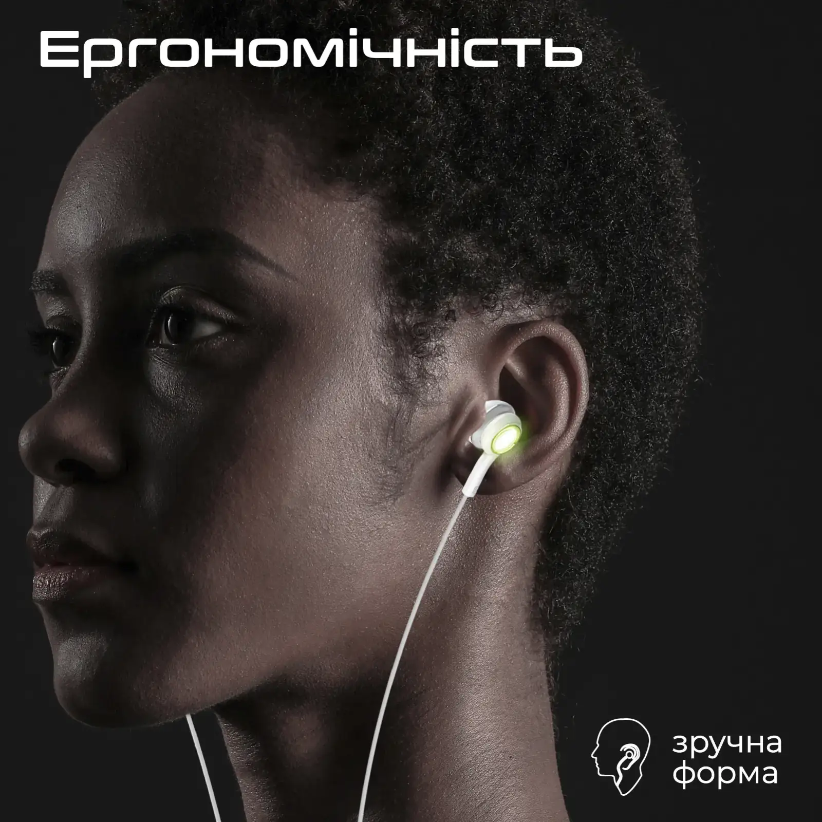 Гарнітура Promate LumiBuds-C Silver UA