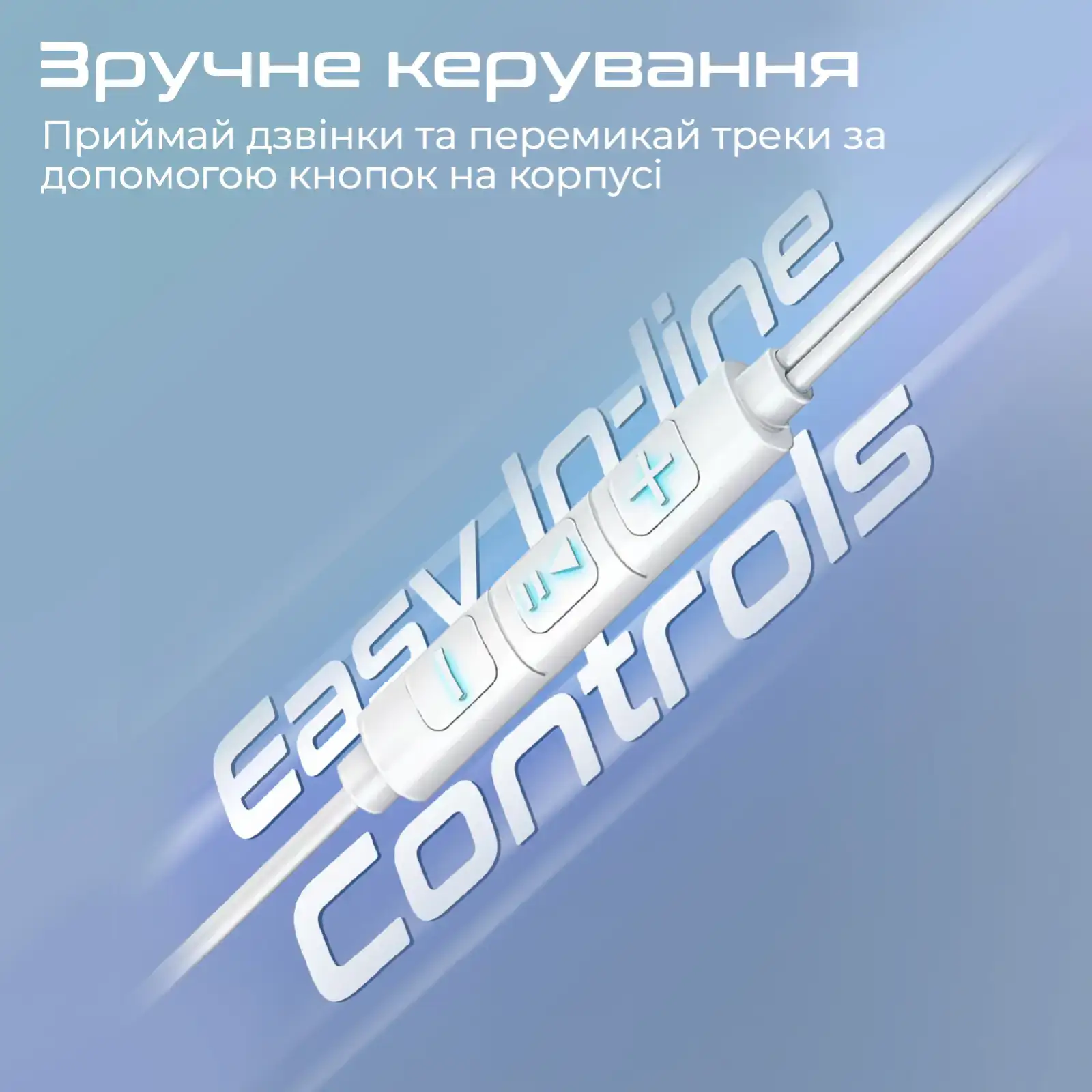 Гарнітура Promate LumiBuds-C Silver UA