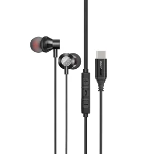 Гарнітура Promate Silken-C Black UA