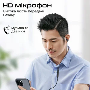 Гарнітура Promate Silken-C Black UA