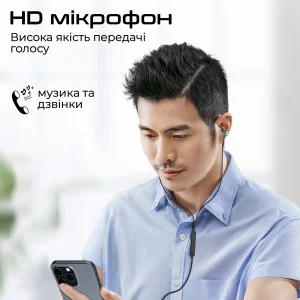Гарнітура Promate Silken-C Grey UA