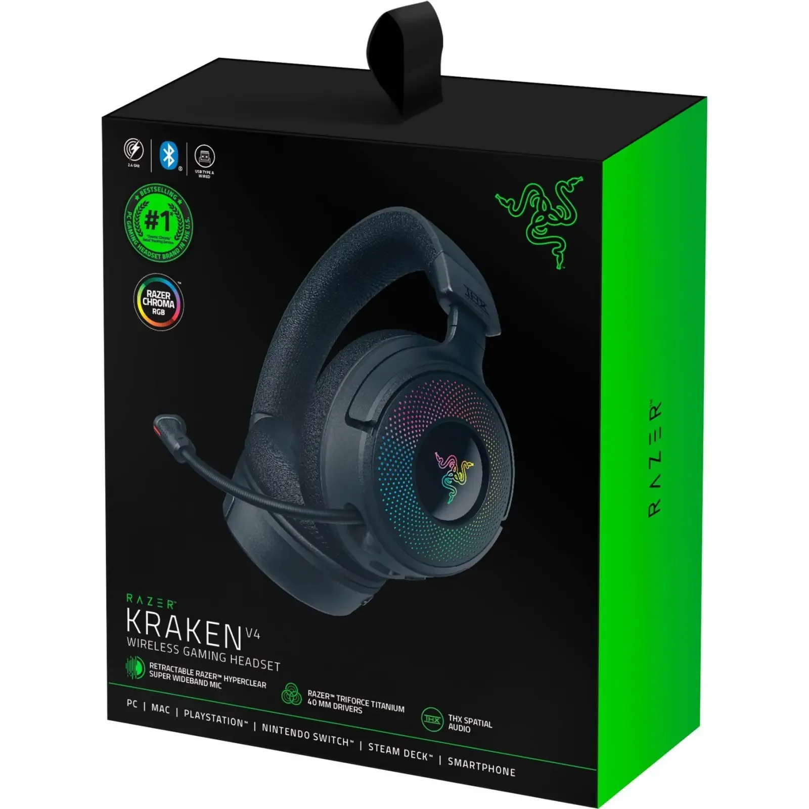 Гарнитура Razer Kraken V4 Black (RZ04-05170100-R3M1) UA