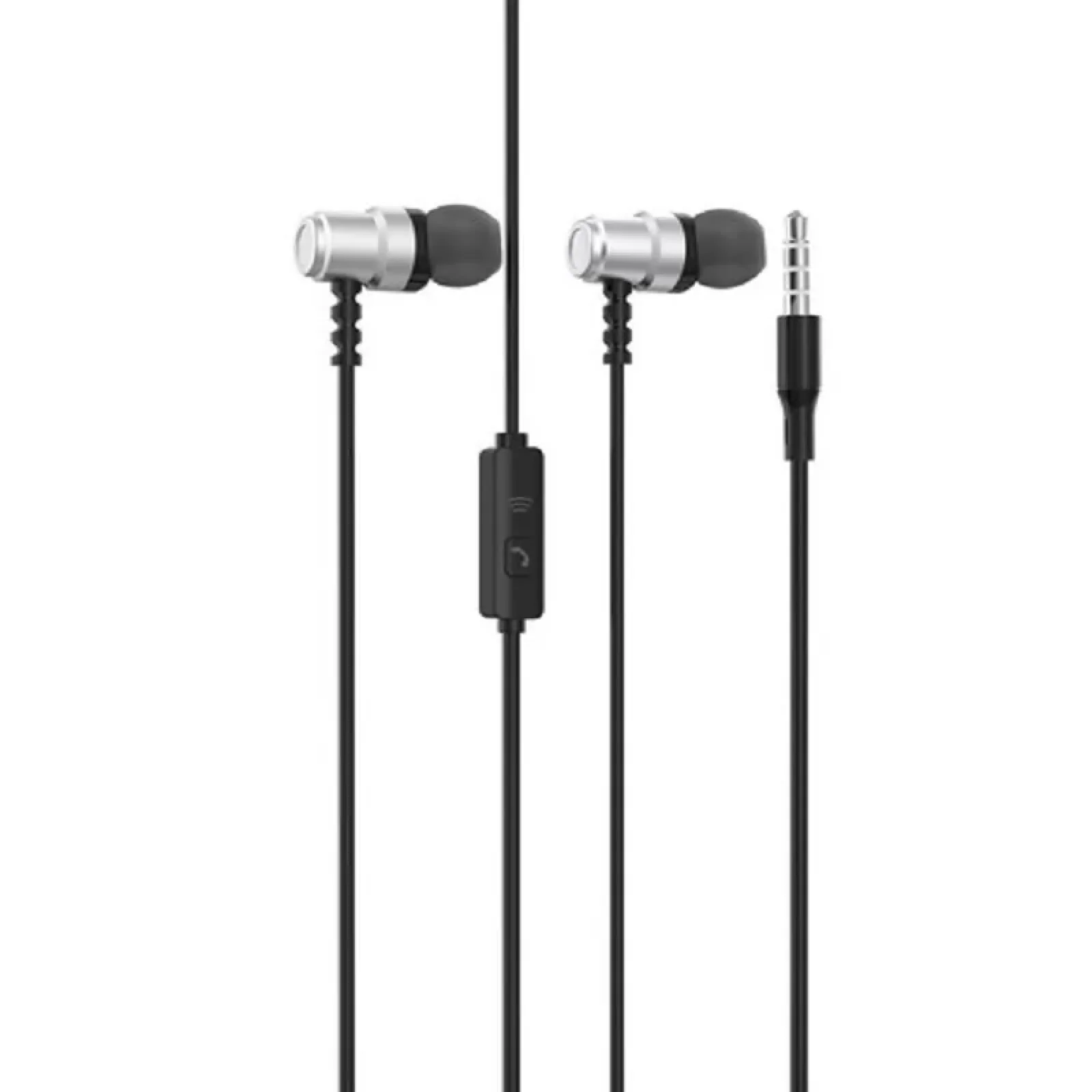 Гарнітура SkyDolphin SR28 Metal with mic Silver (SDHF-000473) UA