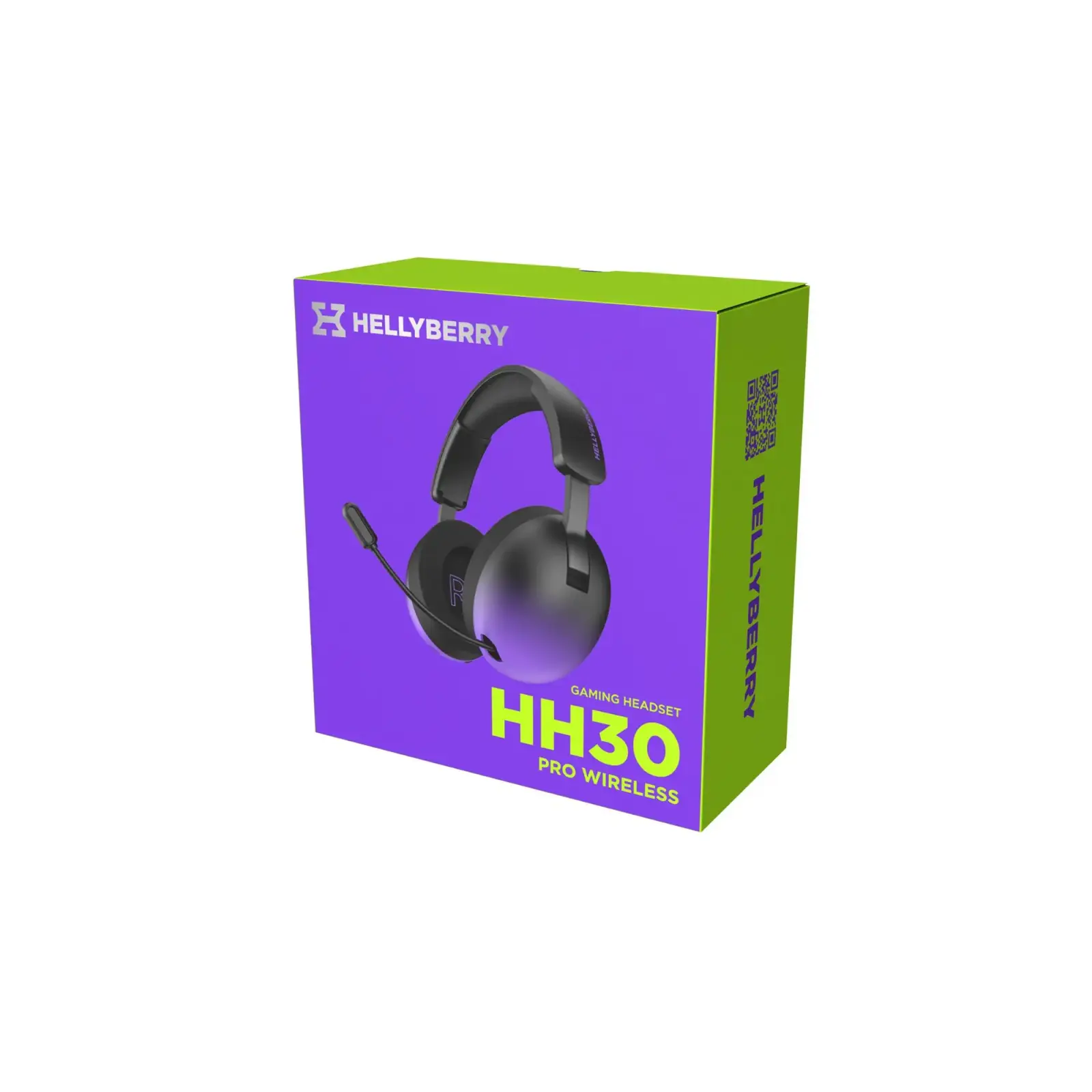 Bluetooth-гарнитура Hator Hellyberry HH30 Pro Wireless Black/Violet (HH30_PRO_wireless_BV) UA