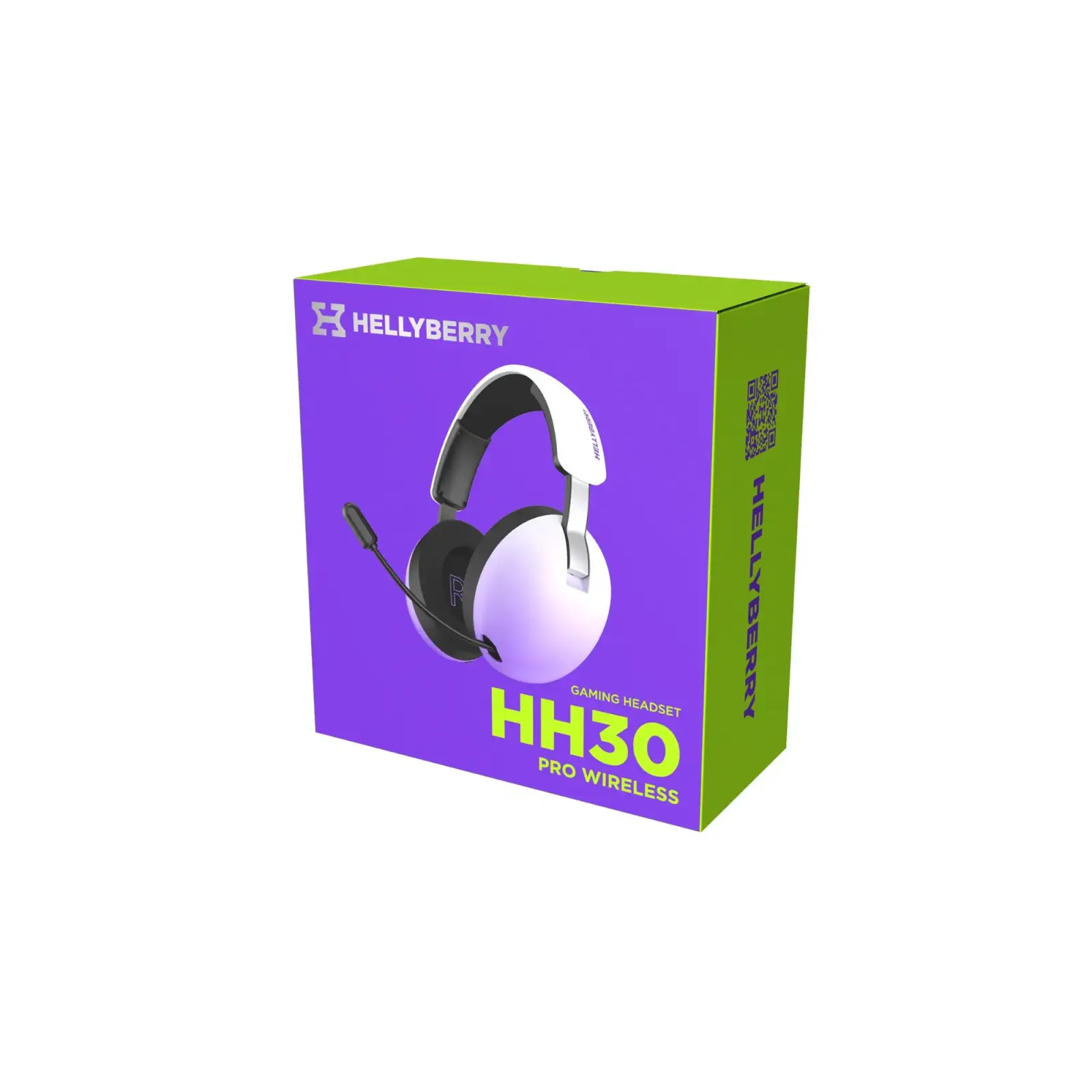 Bluetooth-гарнитура Hator Hellyberry HH30 Pro Wireless White/Violet (HH30_PRO_wireless_WV) UA