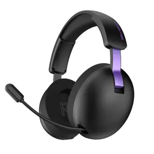 Цвет: Черный - Bluetooth-гарнитура Hator Hellyberry HH30 Wireless Black/Violet (HH30_wireless_BV) UA