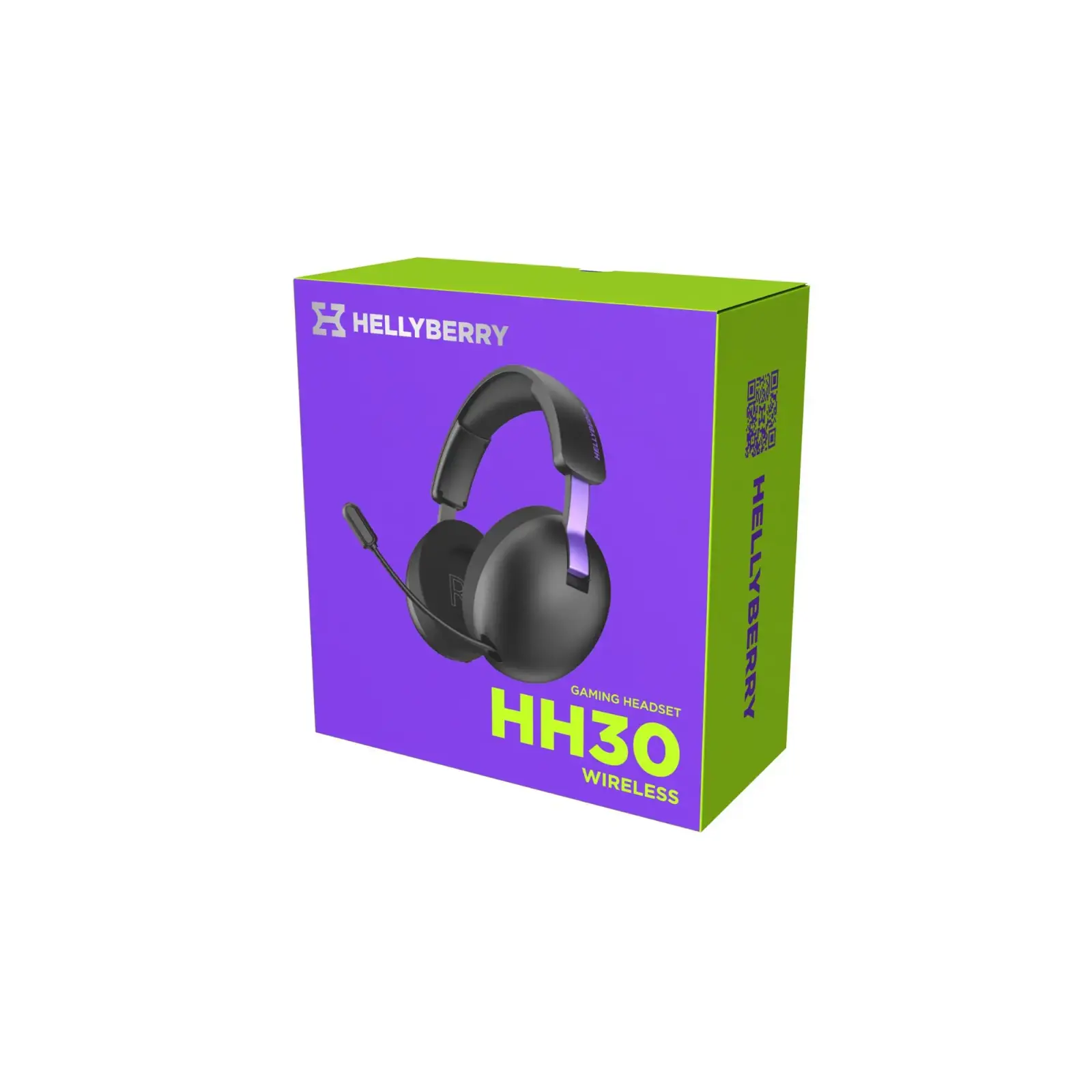 Bluetooth-гарнитура Hator Hellyberry HH30 Wireless Black/Violet (HH30_wireless_BV) UA