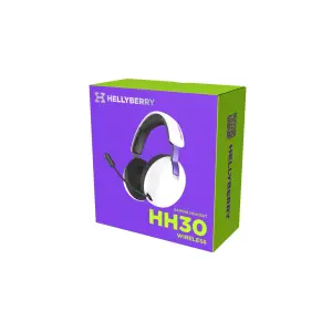 Bluetooth-гарнитура Hator Hellyberry HH30 Wireless White/Violet (HH30_wireless_WV) UA