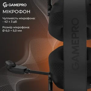 Гарнитура GamePro Genesis Mercury Black (HS120B) UA